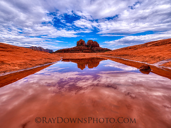 Capitol Rock reflection from Slick Rock