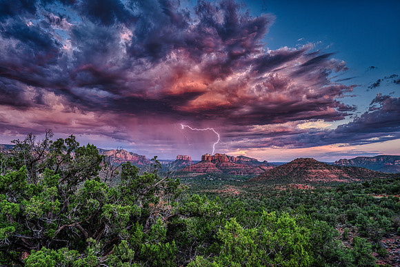 Sedona AZ monsoon season