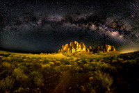 Superstition Mountains Milky Way