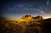 Superstition Mountains Milky Way