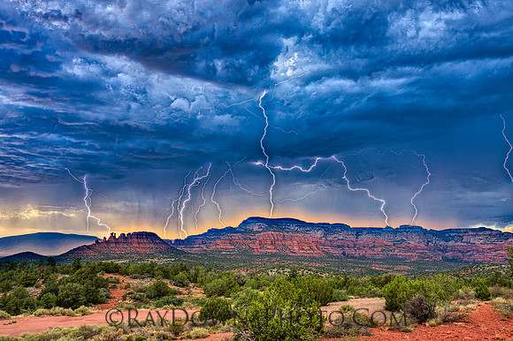 Lightning Storm Sedona AZ Cultural Park