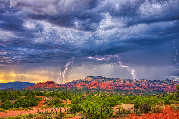 Lightning Storm Sedona AZ Cultural Park