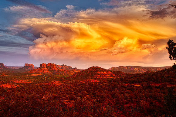 Storm Clouds over Cathedral Rock AZ