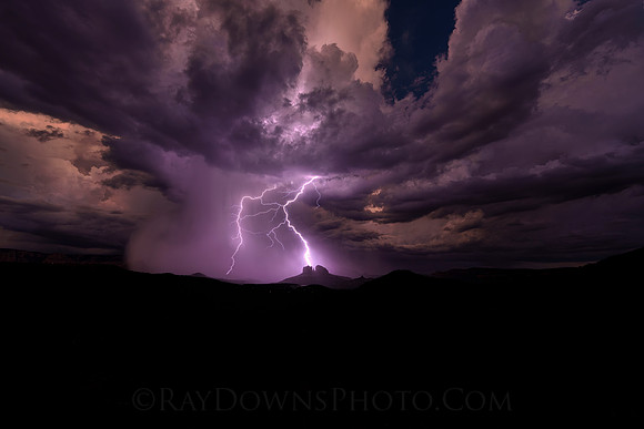 Monsoon Storm over Cathedral Rock Sedona AZ