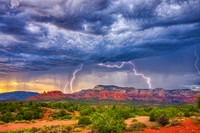 Lightning Storm Sedona AZ Cultural Park