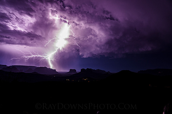 Monsoon Storm over Cathedral Rock Sedona AZ