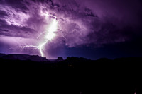 Monsoon Storm over Cathedral Rock Sedona AZ
