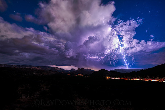 Monsoon Storm over Cathedral Rock Sedona AZ