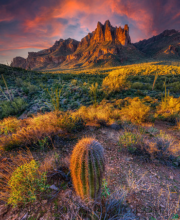 Superstition Mountains Three sisters