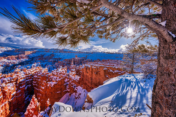 Bryce Canyon Snow - Sunset Point Utah