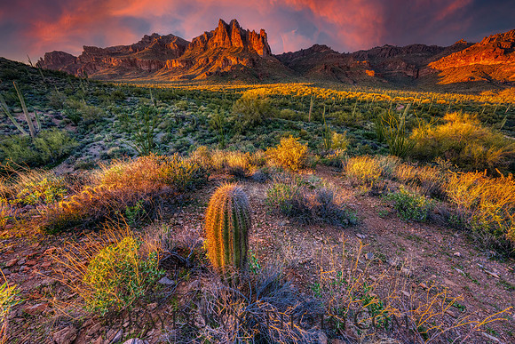 Superstition Mountains Three sisters