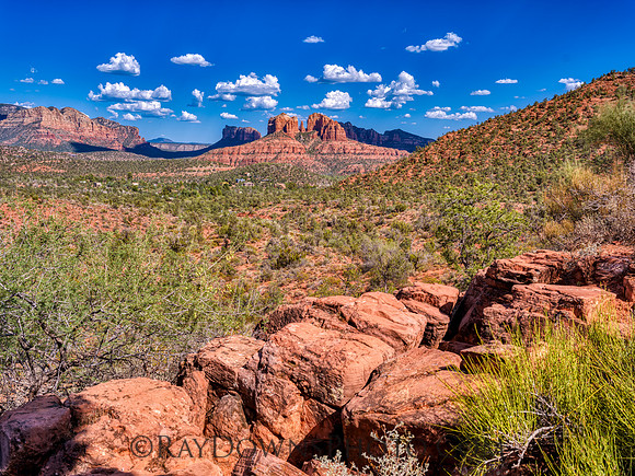 Nice clouds over Cathedral Rock