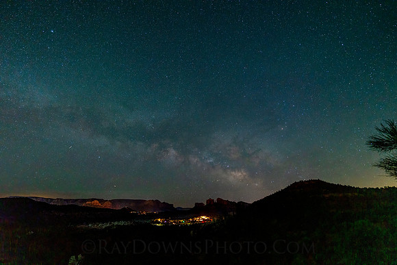 Sedona Milky Way view