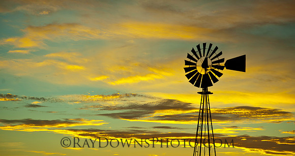 Sunset over the Homestead