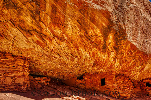 House On Fire - Mule Canyon Utah